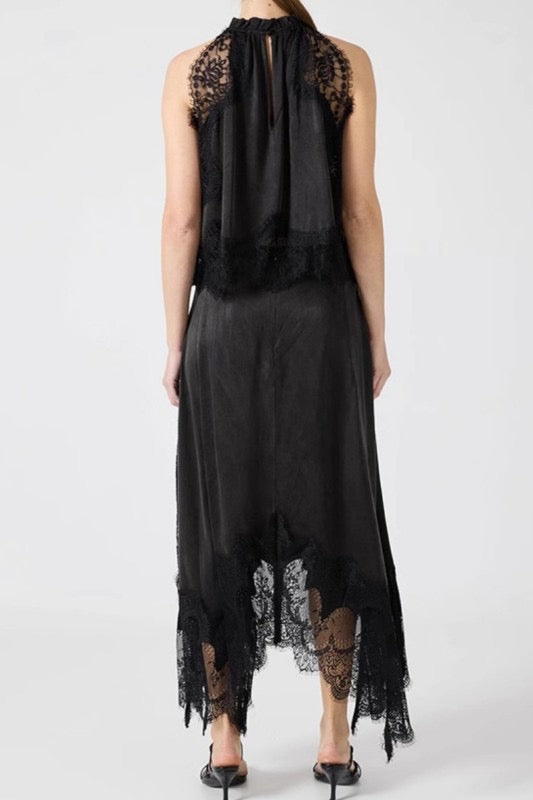 Halter Lace Trim Set