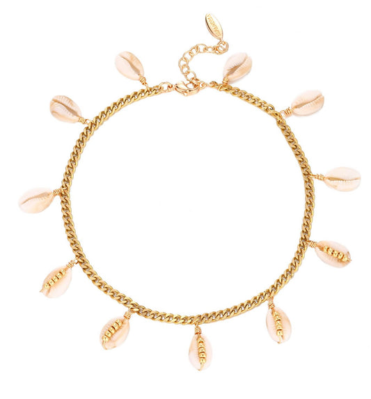 ANKLE BRACELET SHALOW GOLD