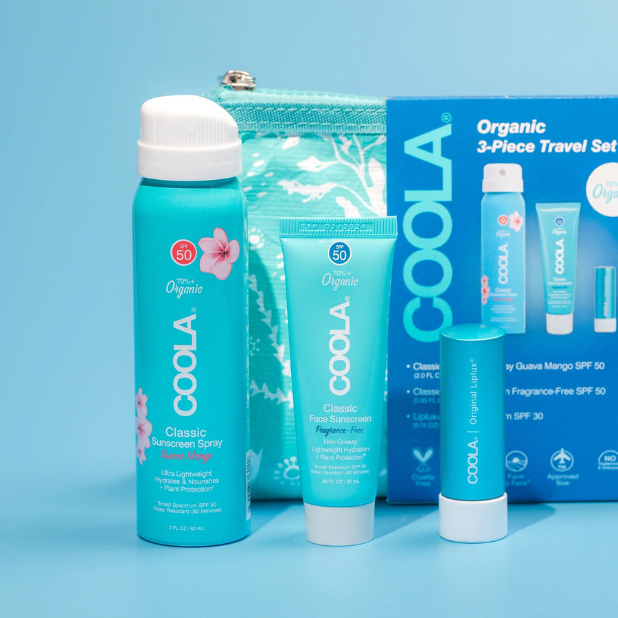 Coola 3 Piece Suncare Travel Kit