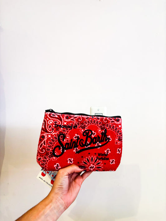 Red Bandana Pouch