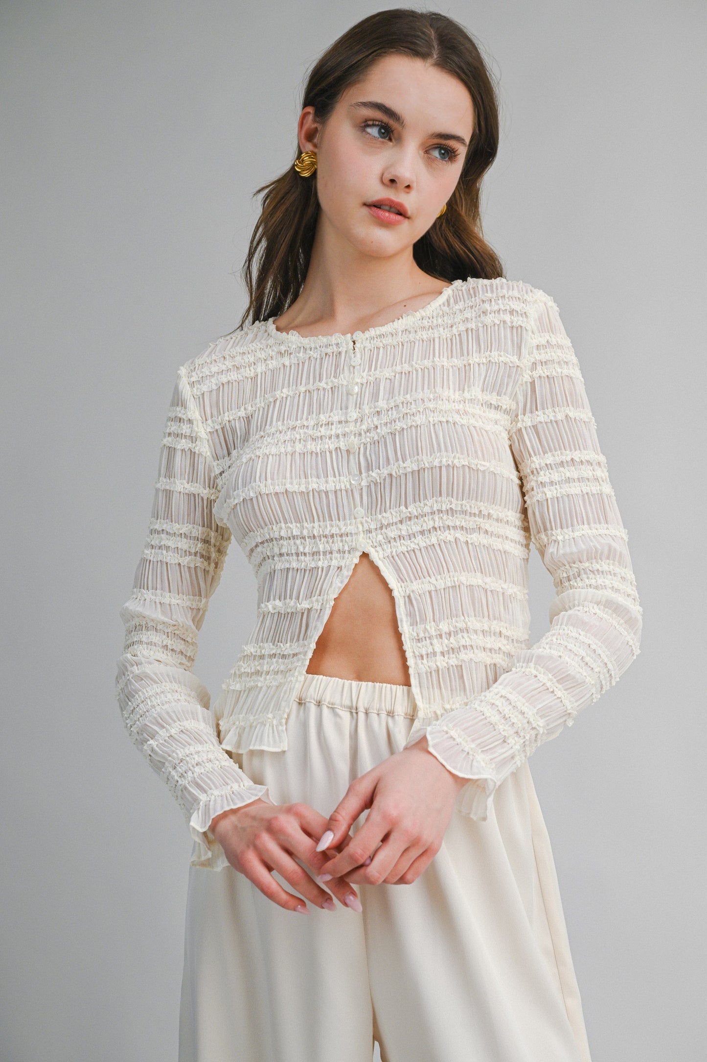 Frill Detailed Top