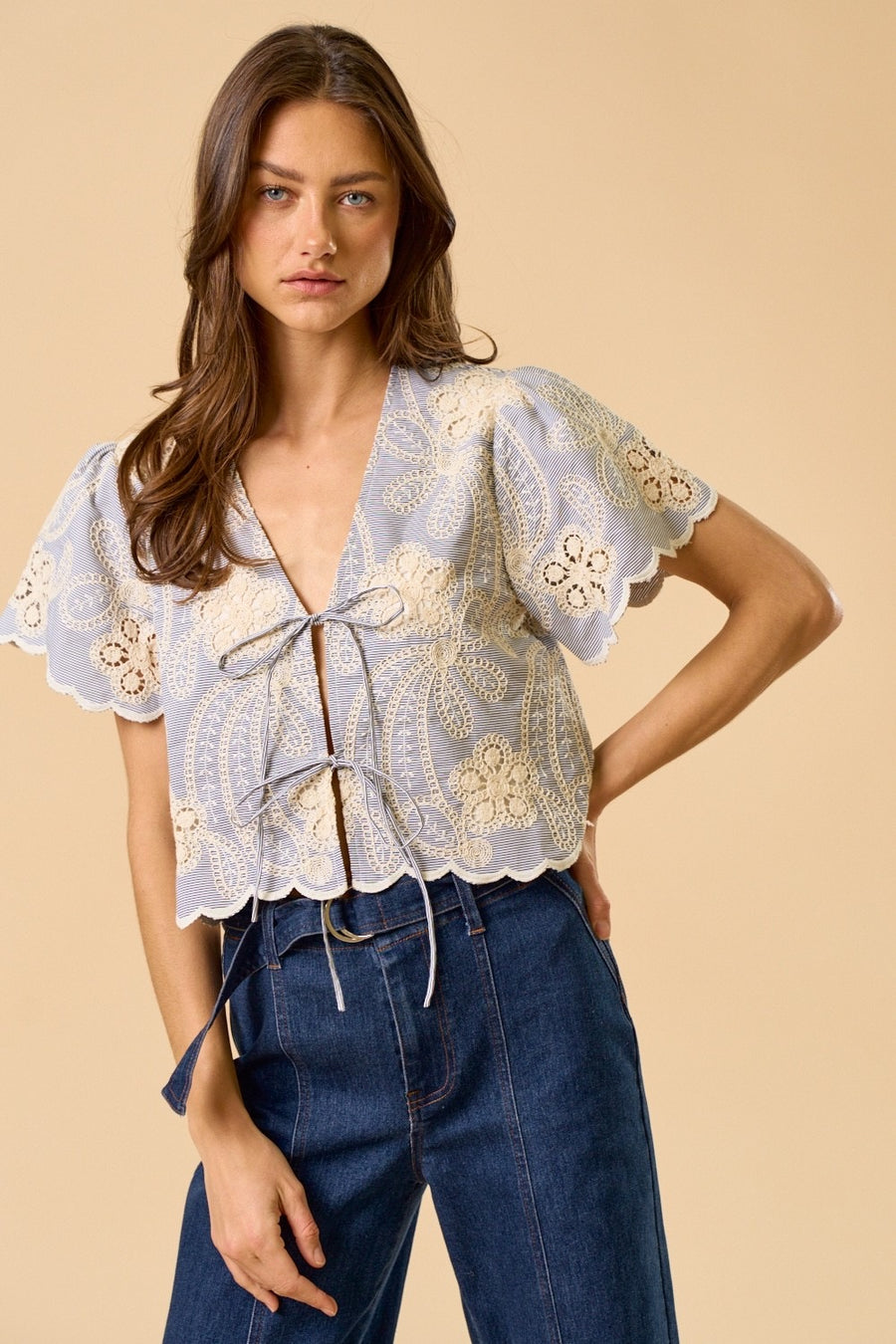 Embroidered Top