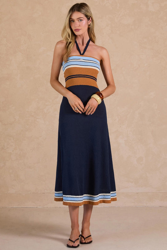 Terry Knit Midi Dress