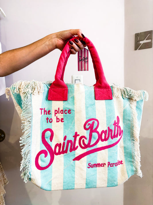 Aqua and Pink St Barth