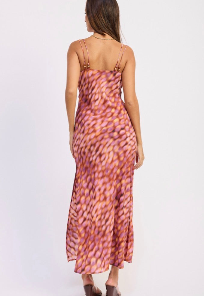 Cowl Neck Maxi Dress