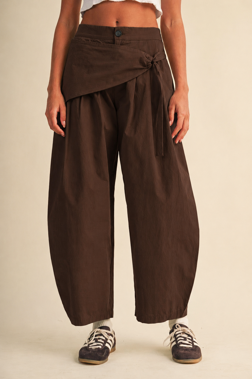 Sarong Detail Trouser