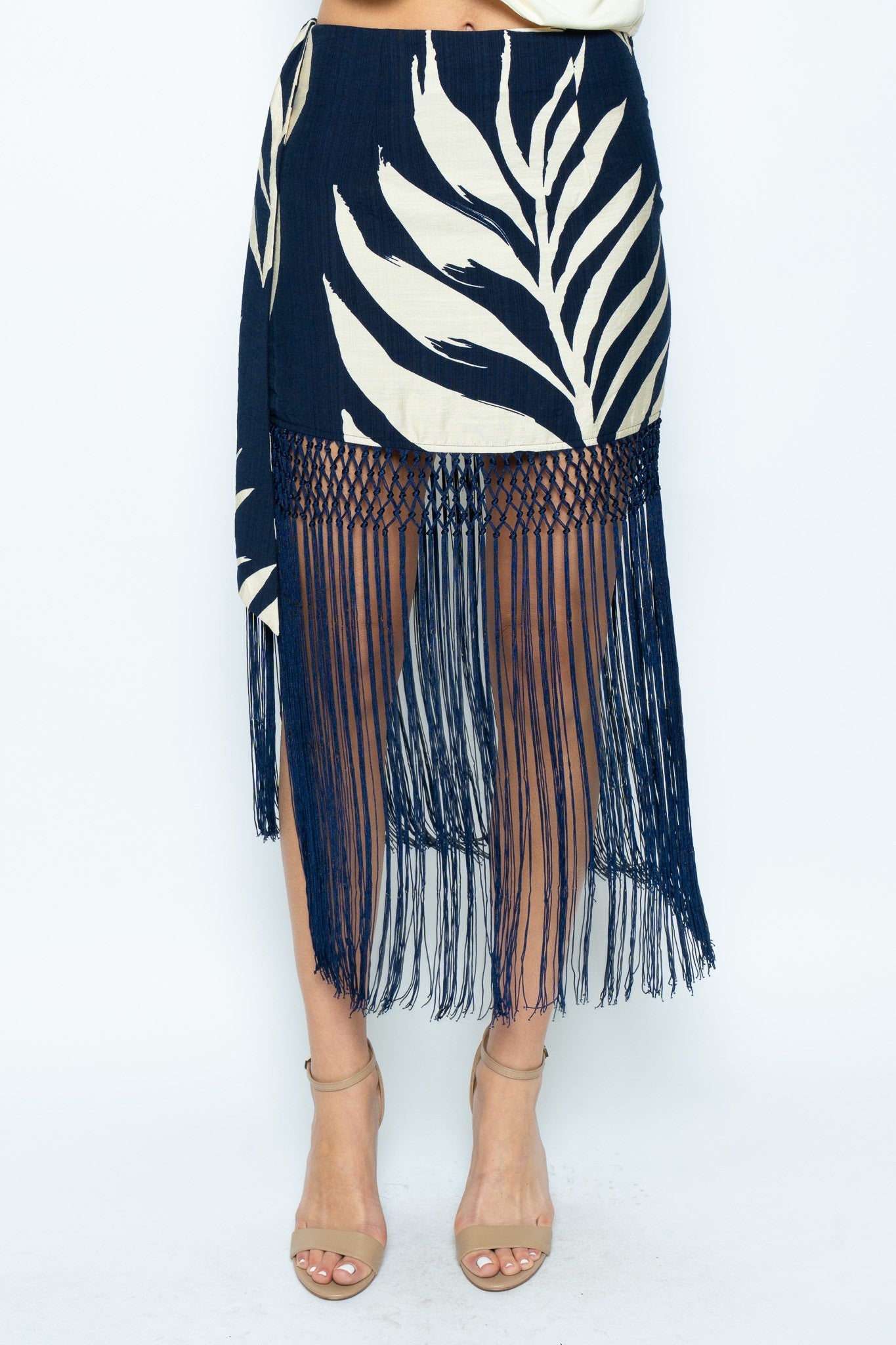 Tropical Print Skirt