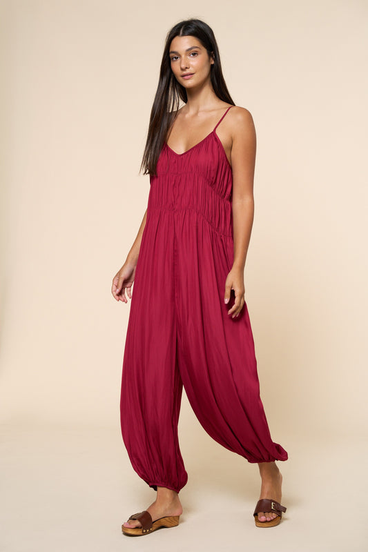 Ruched Jumpsuit