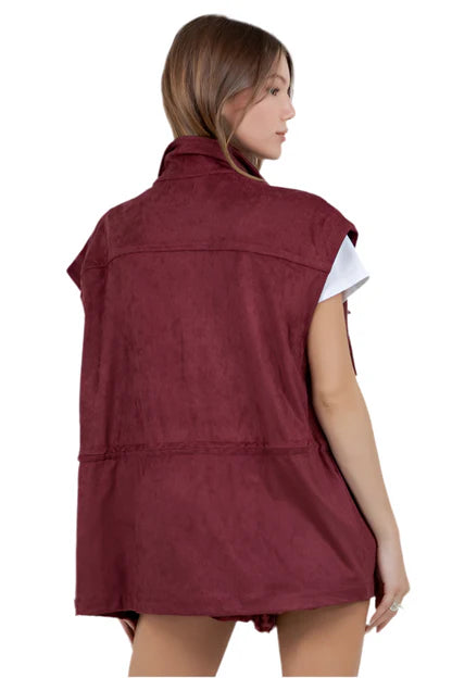Suede Vest