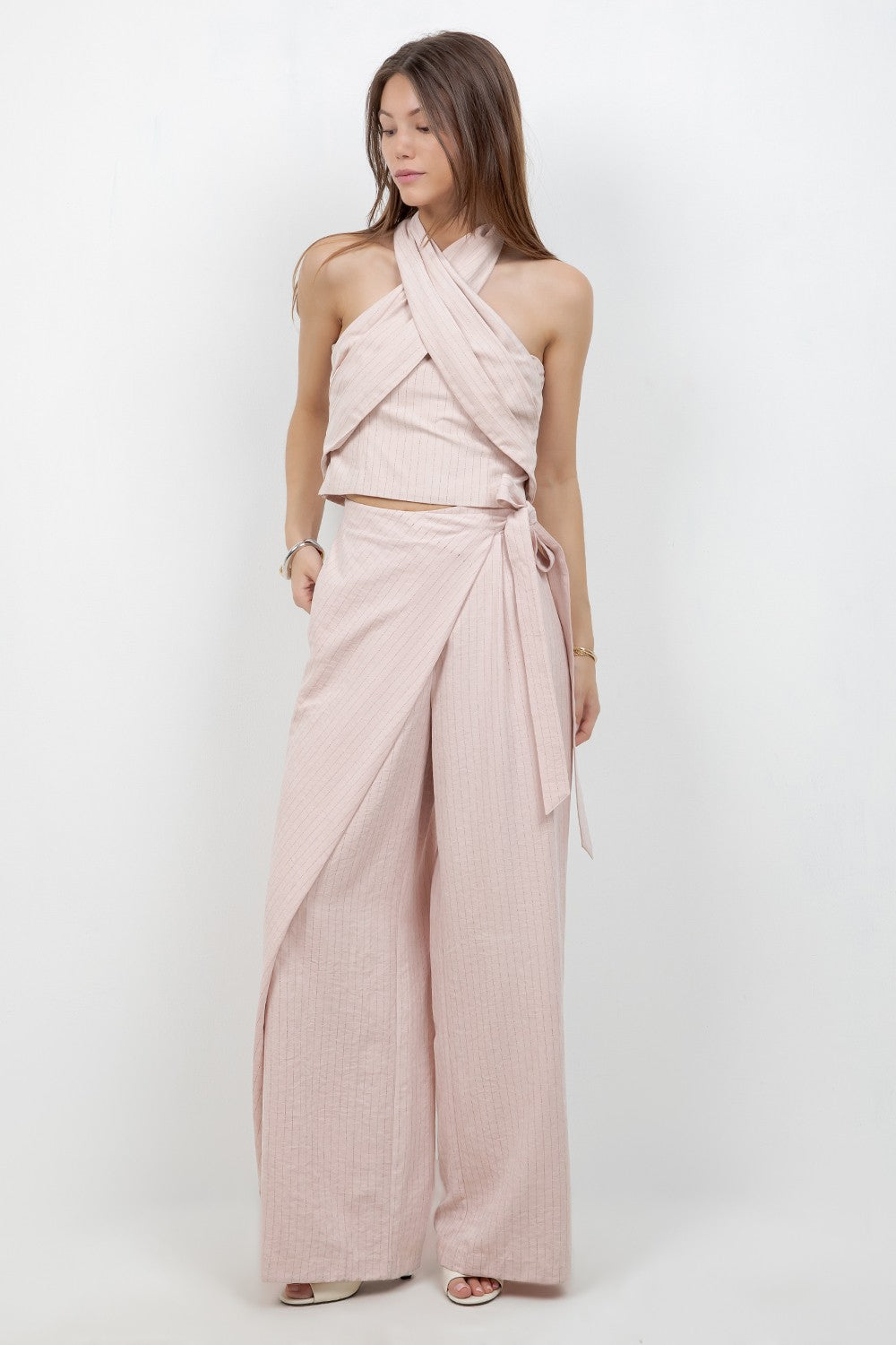 Pinstripes Pink Set