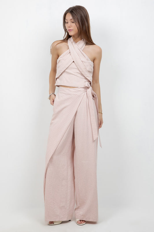 Pinstripes Pink Set