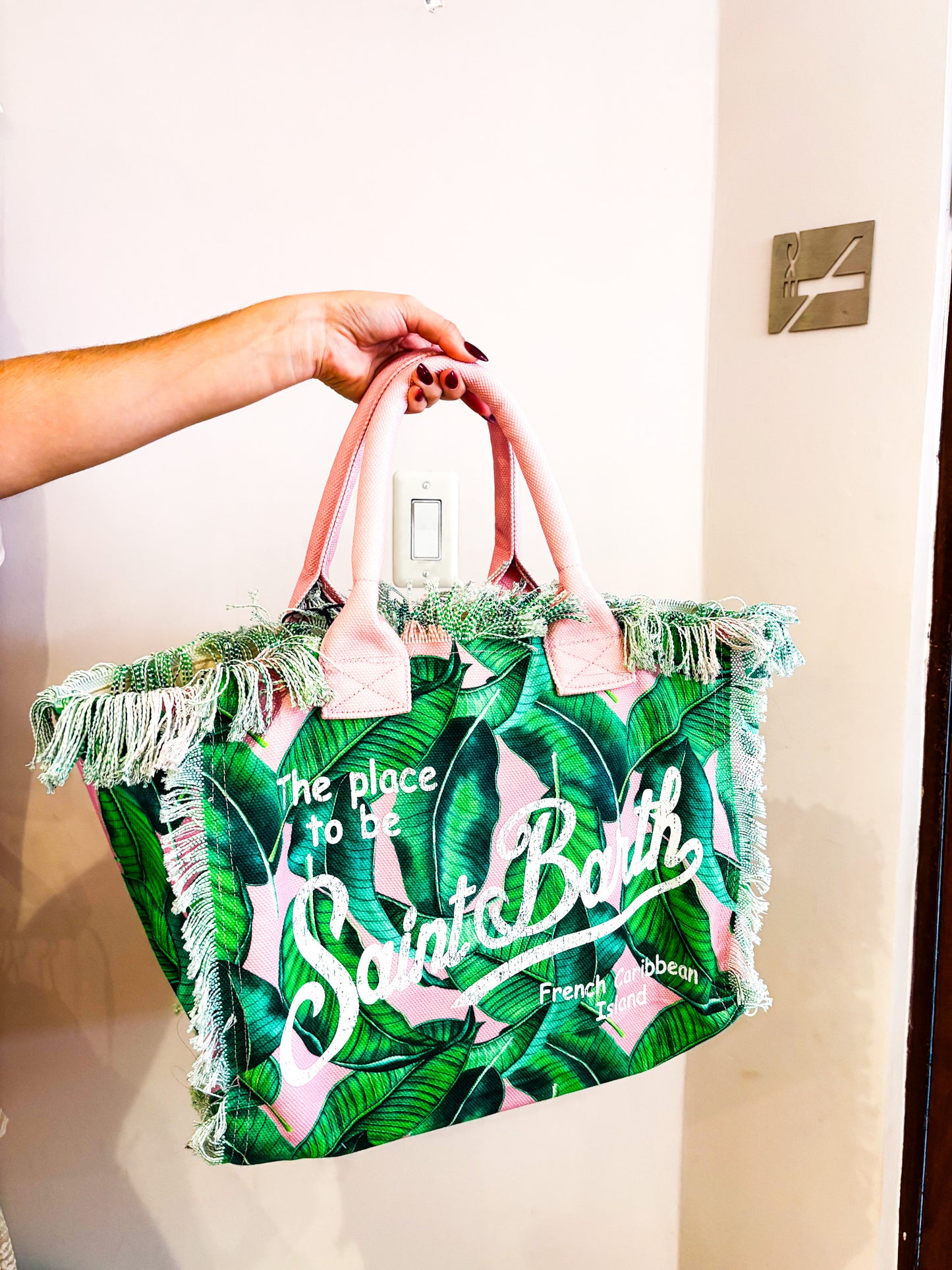 Palm Pink St Barth Bag