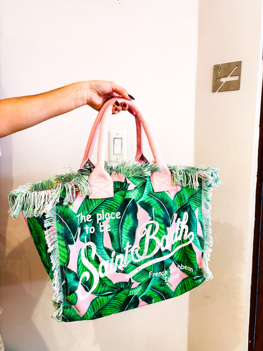 Palm Pink St Barth Bag