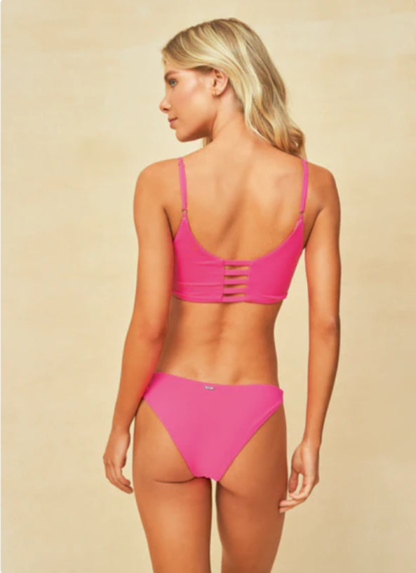 Radiant Pink Praia Bikini