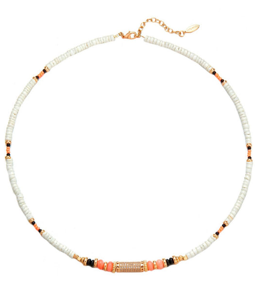 NECKLACE BOUHOU WHITE