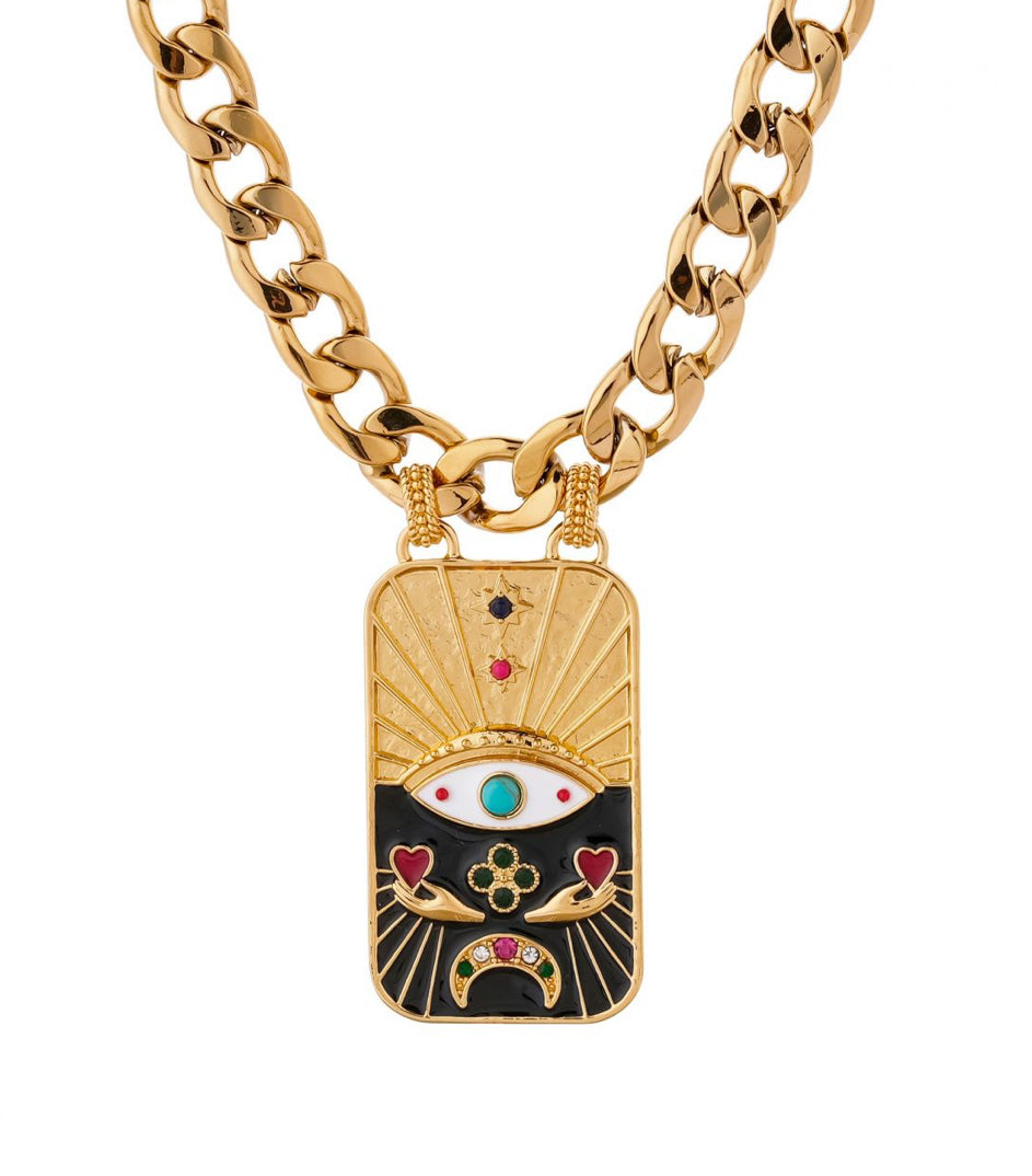 NECKLACE PHARAOH BLACK