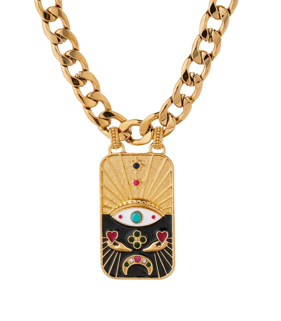 NECKLACE PHARAOH BLACK