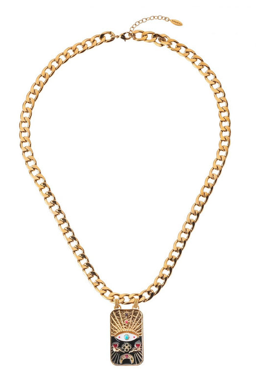 NECKLACE PHARAOH BLACK