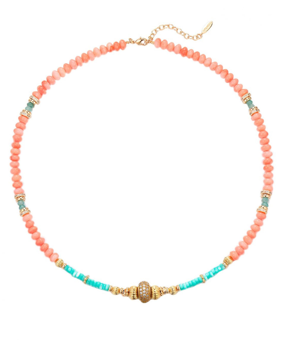 NECKLACE AKARAB CORAL