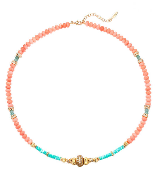 NECKLACE AKARAB CORAL