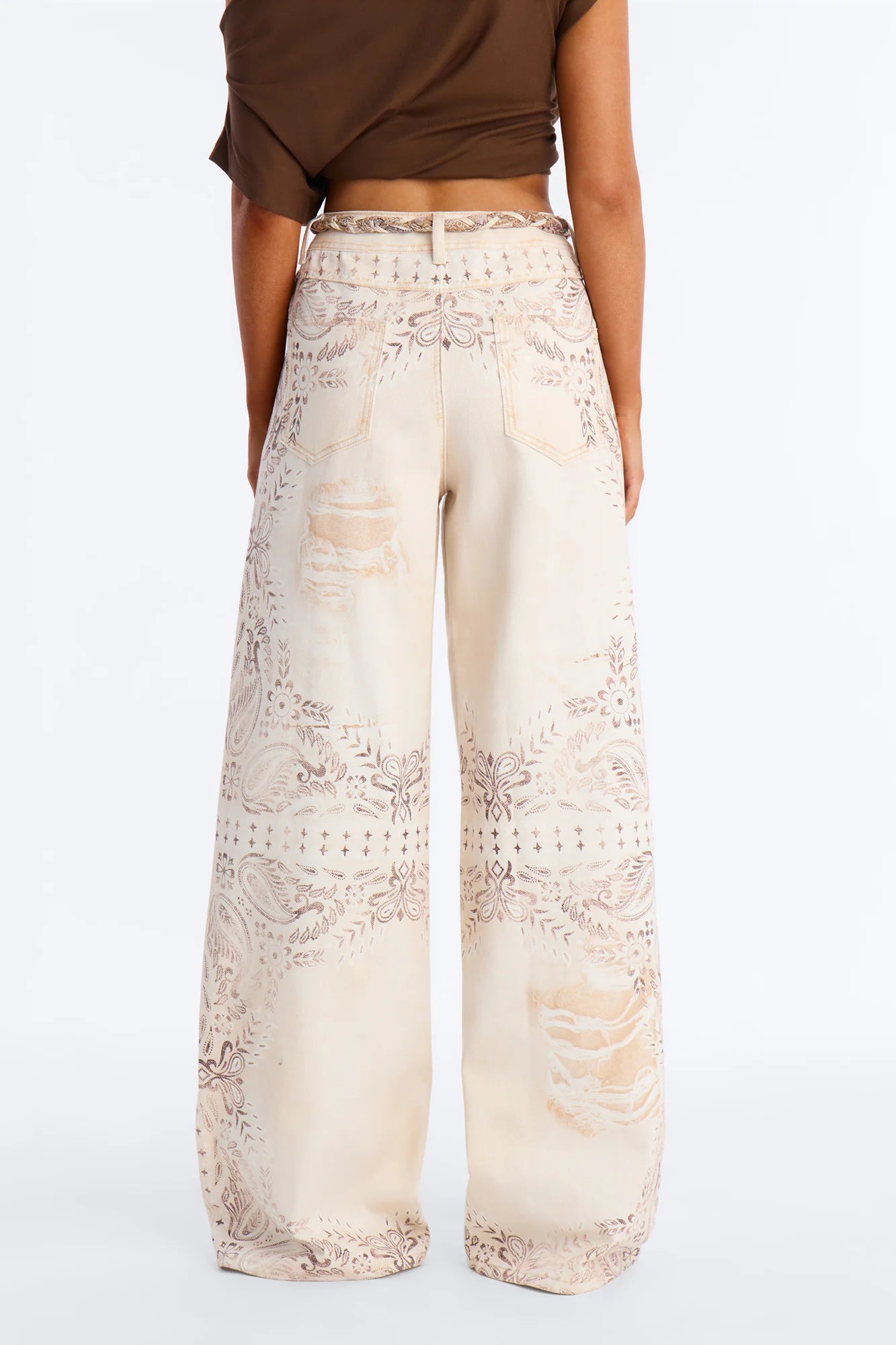 Rope Belt Pants