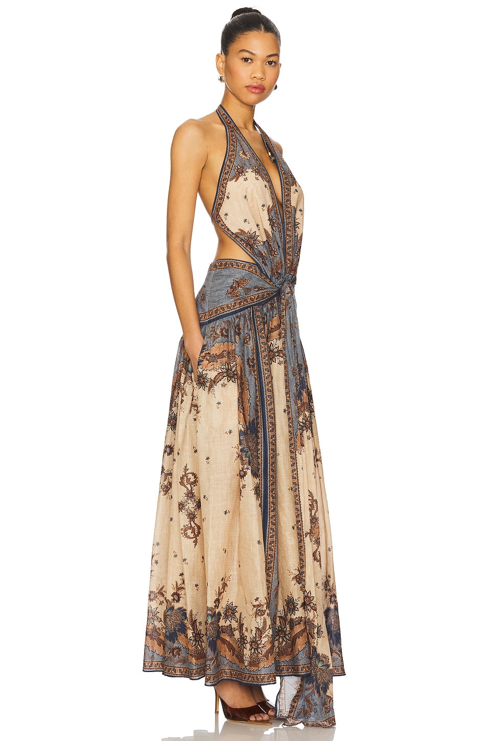 Charlotte Halter Maxi Dress