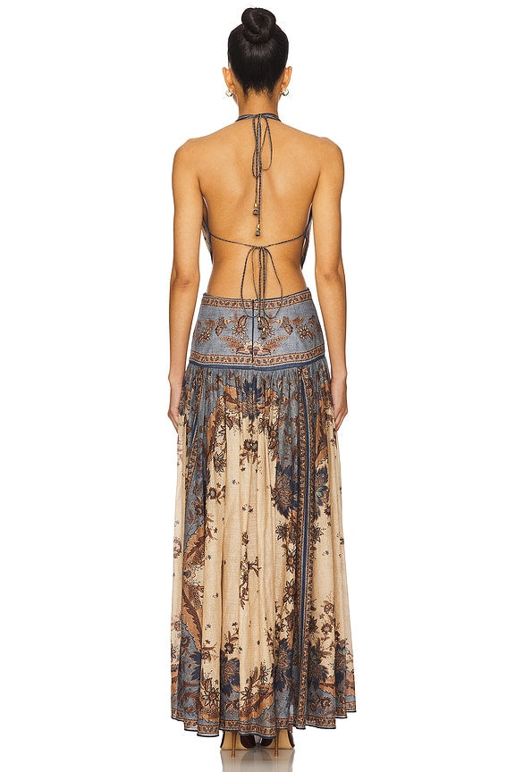 Charlotte Halter Maxi Dress