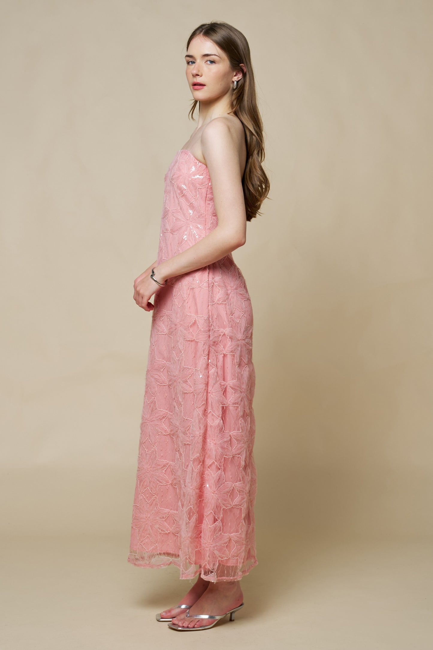 Sequin Tube Maxi Dress