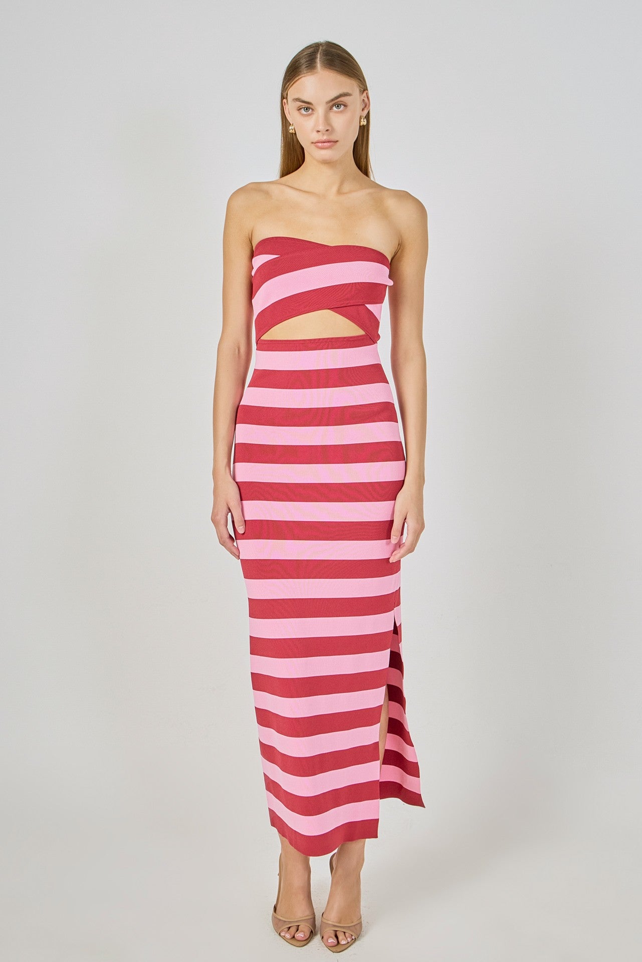 Lulu Stripes Maxi Dress