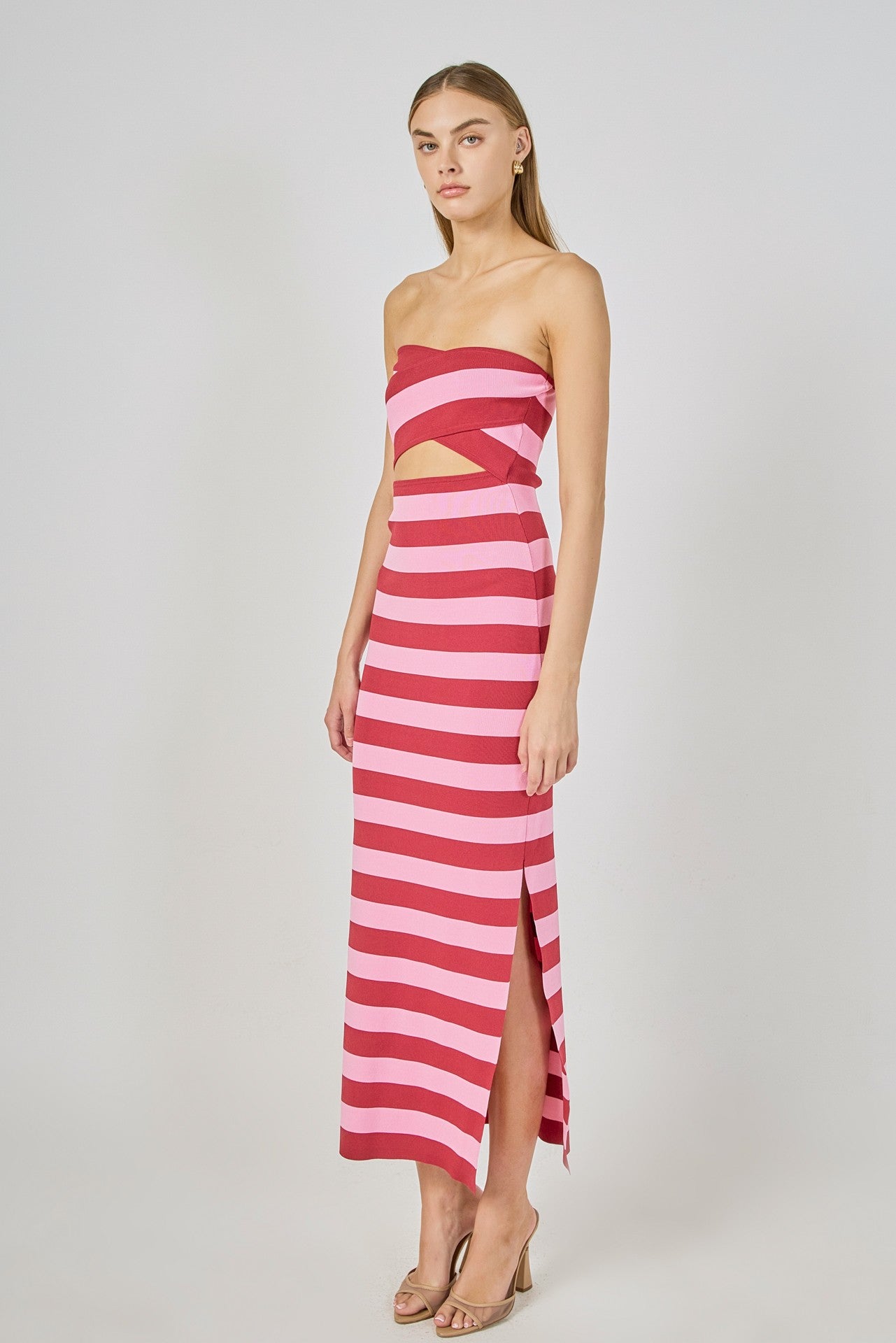 Lulu Stripes Maxi Dress