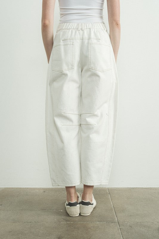 White Baggy Pants