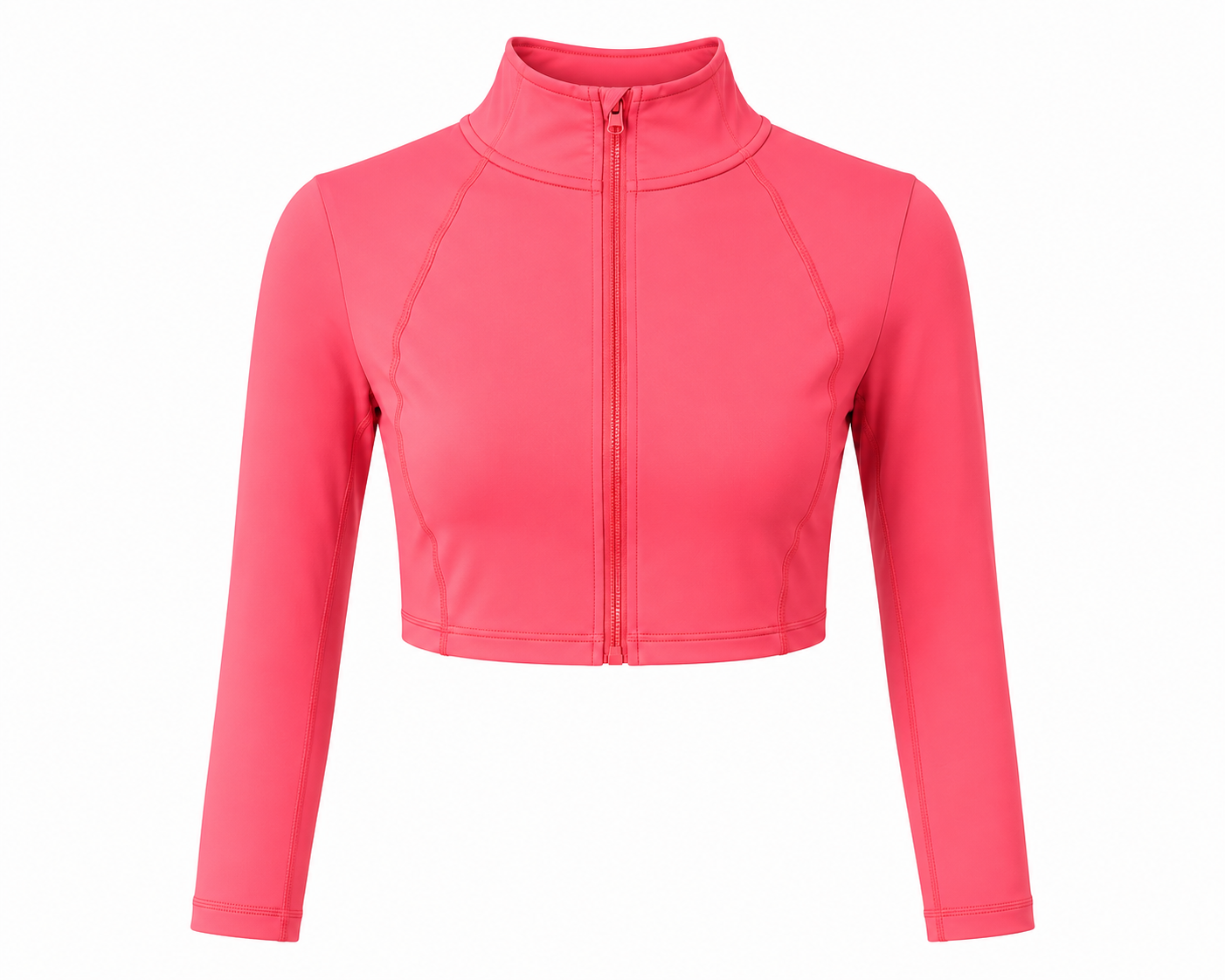 Zipper Cropped Rashguard