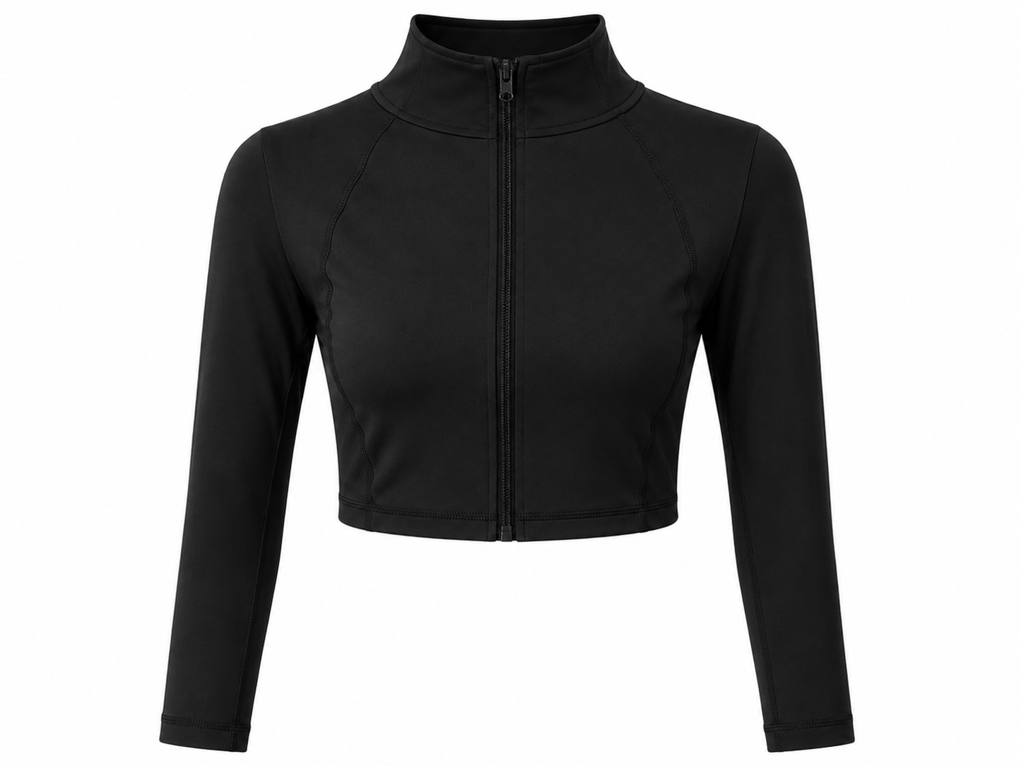 Zipper Cropped Rashguard