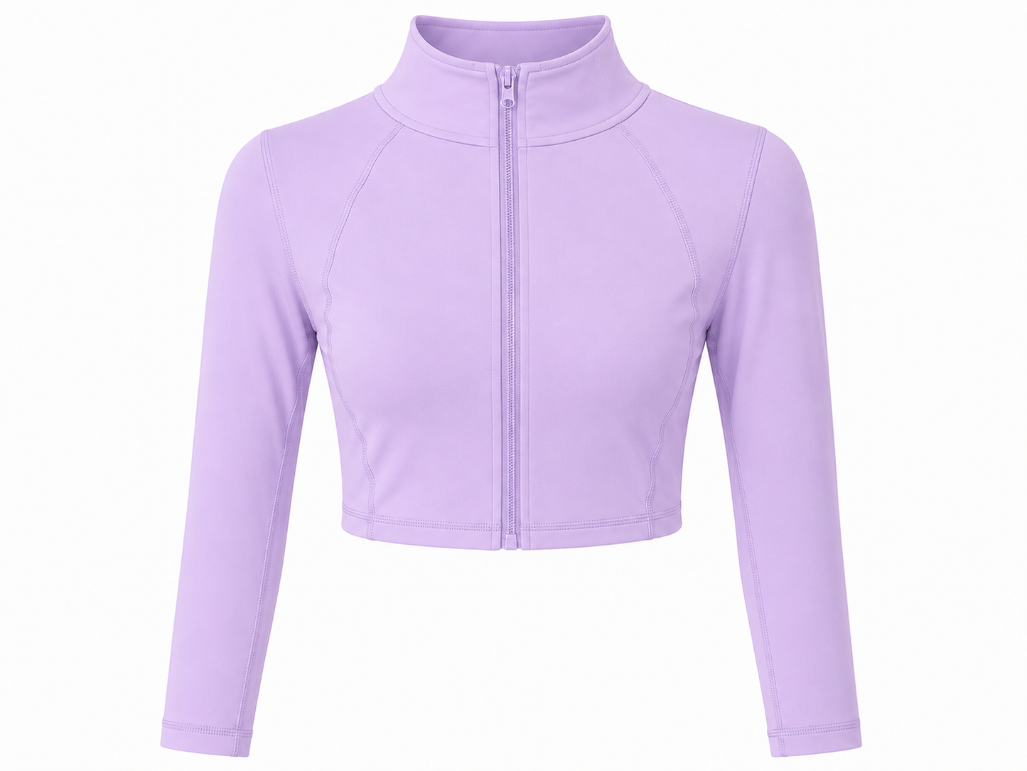 Zipper Cropped Rashguard