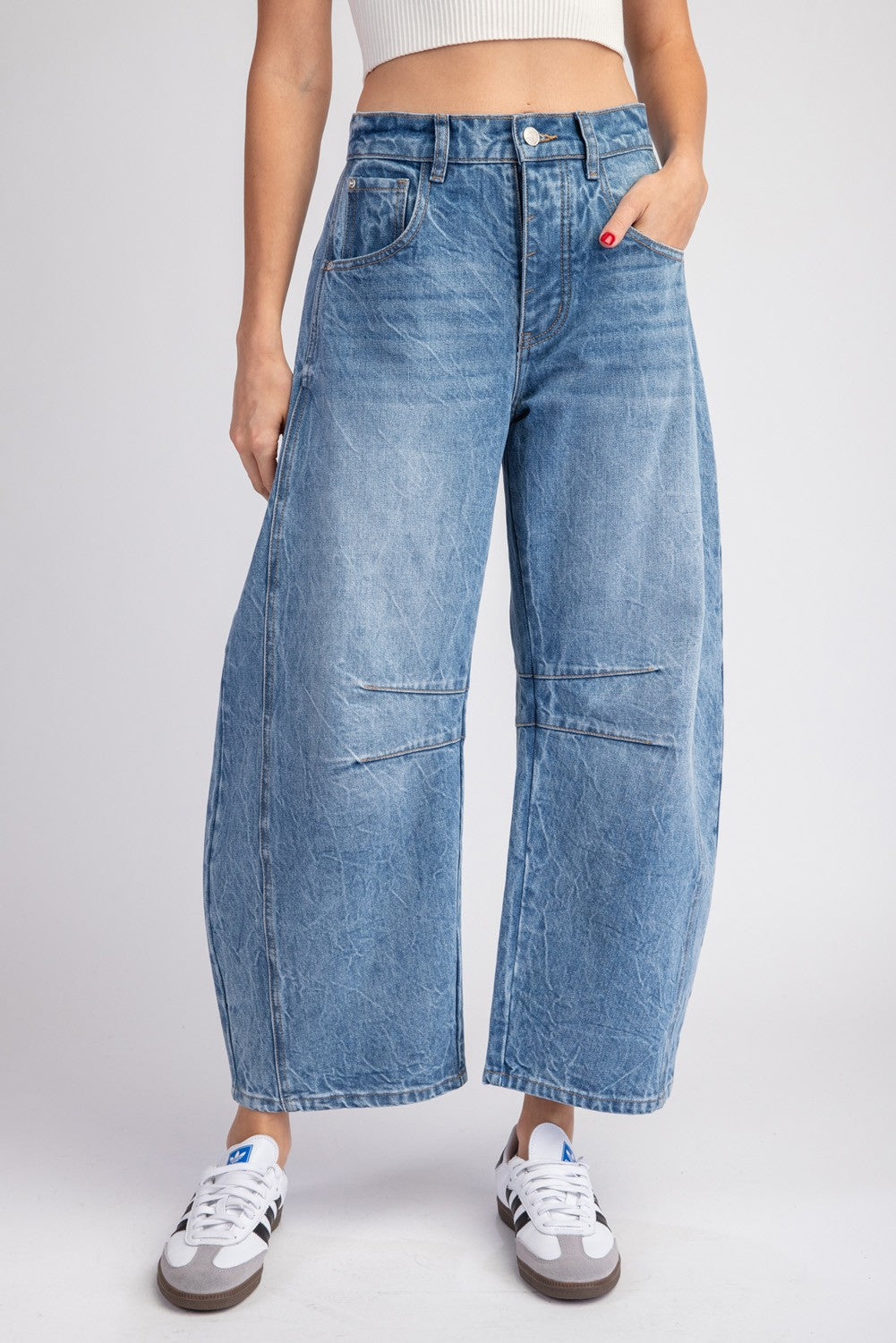 Barrel Leg Jeans