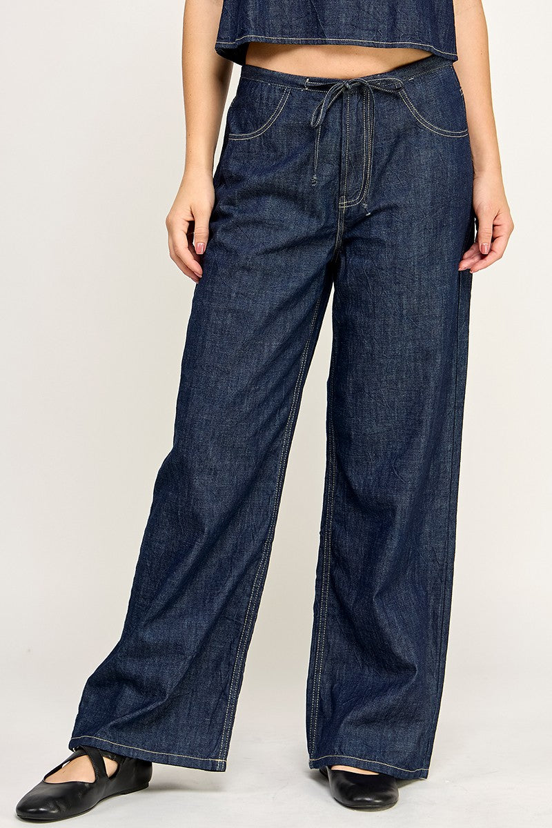 Tie Waist Jeans