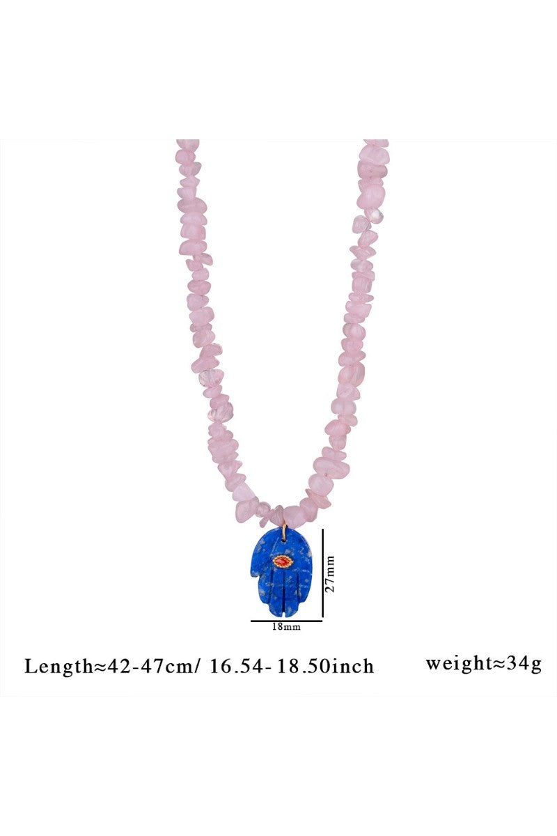 Hand Stone Necklace