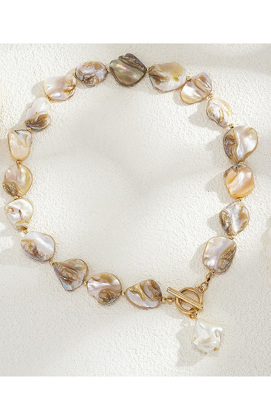Boho Pearl Necklace