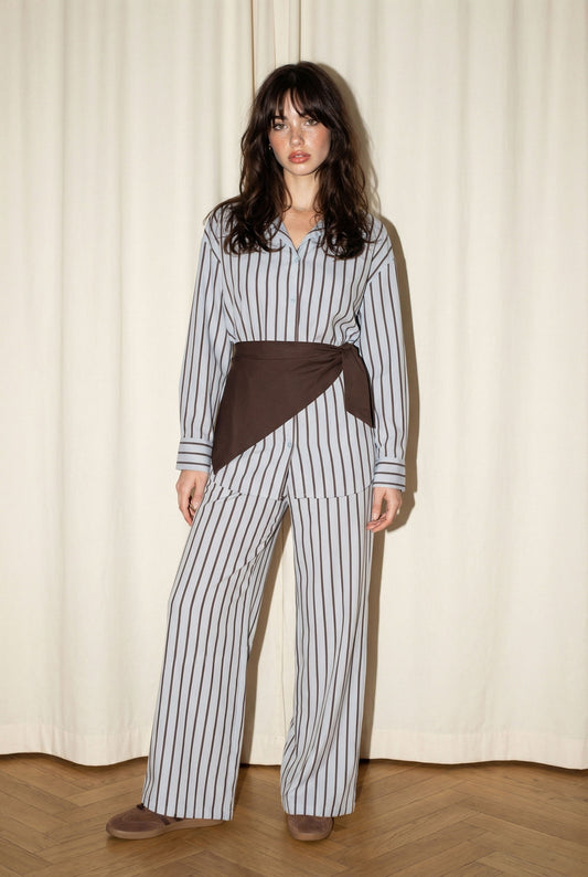 Blue Striped Set