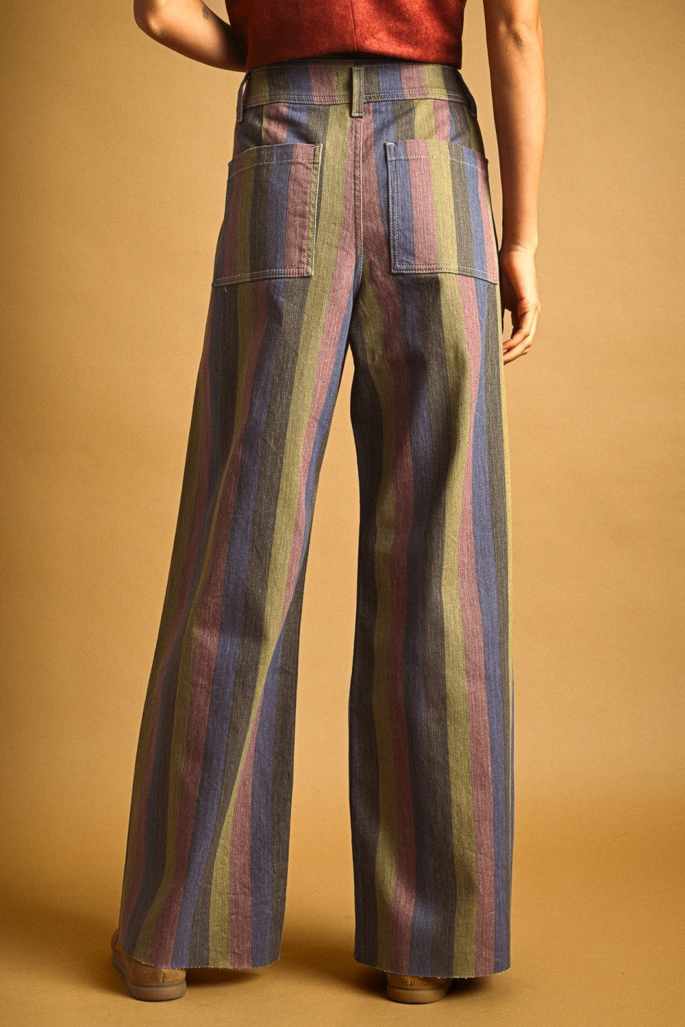 Multi Color Panel Pants