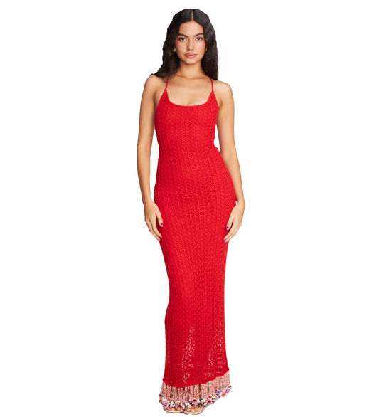 Ali Beads Red Dress