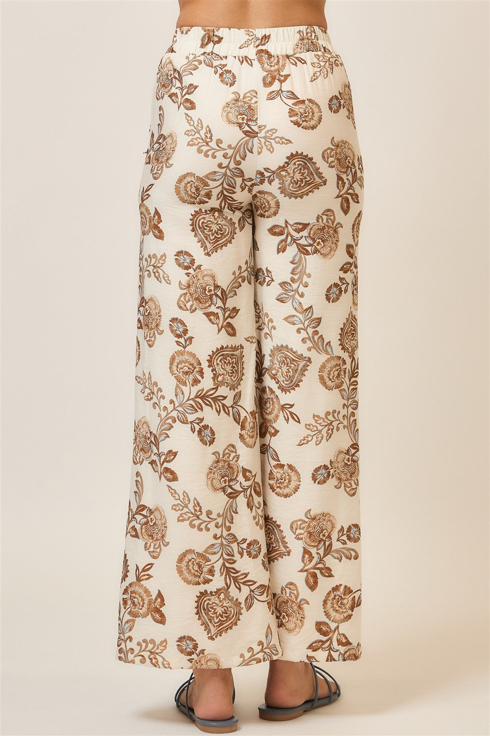 Flower patterns pants