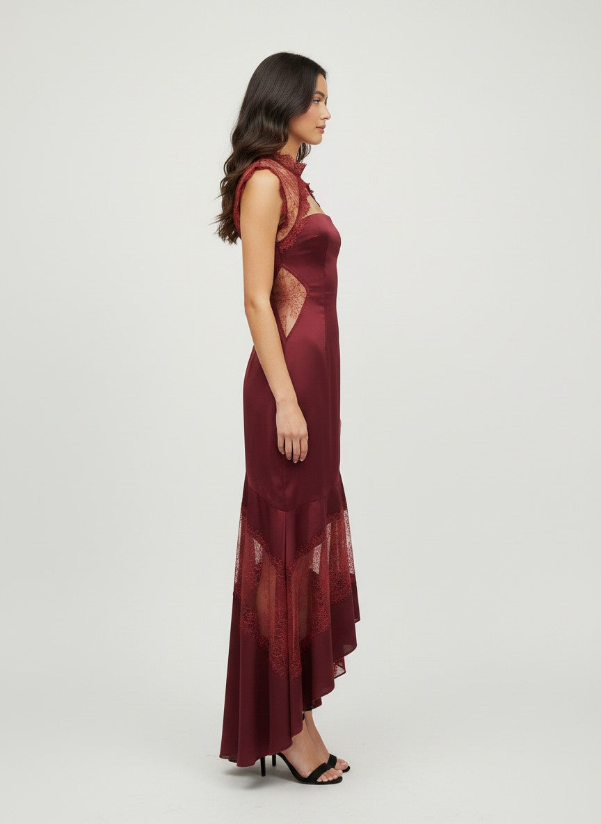 Raquel lace maxi dress