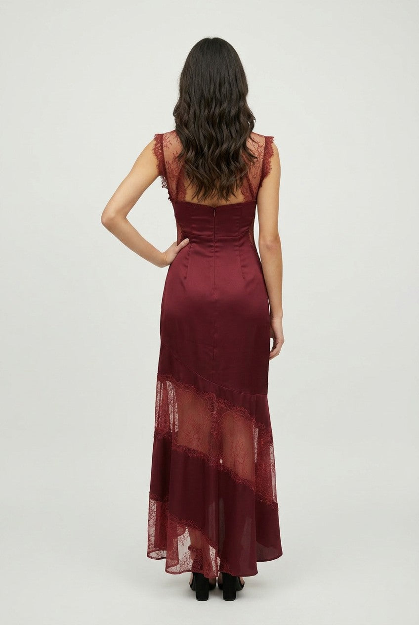 Raquel lace maxi dress