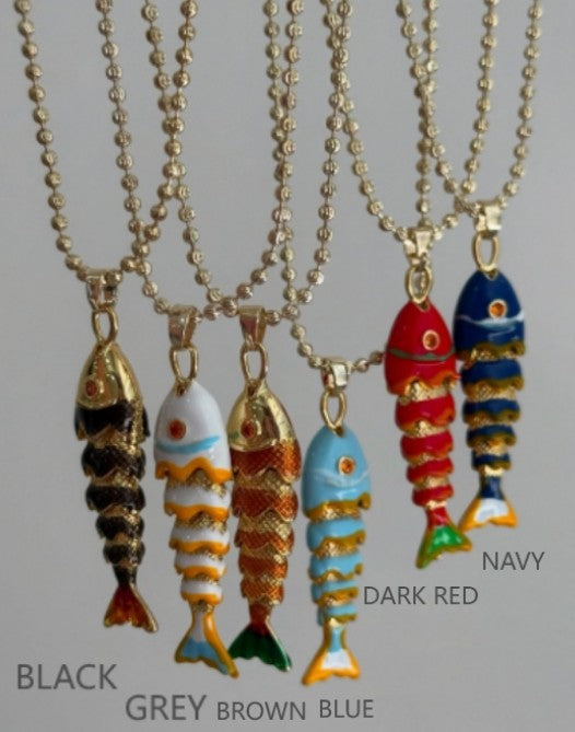 Ocean Fish Choker Necklace