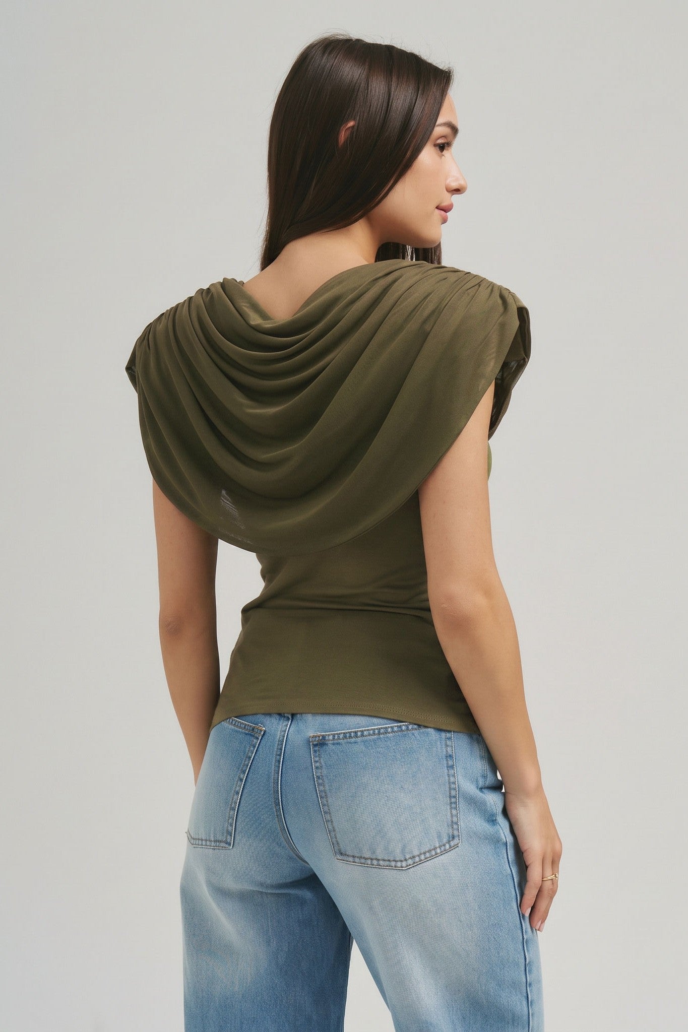 Cowl Cape Top
