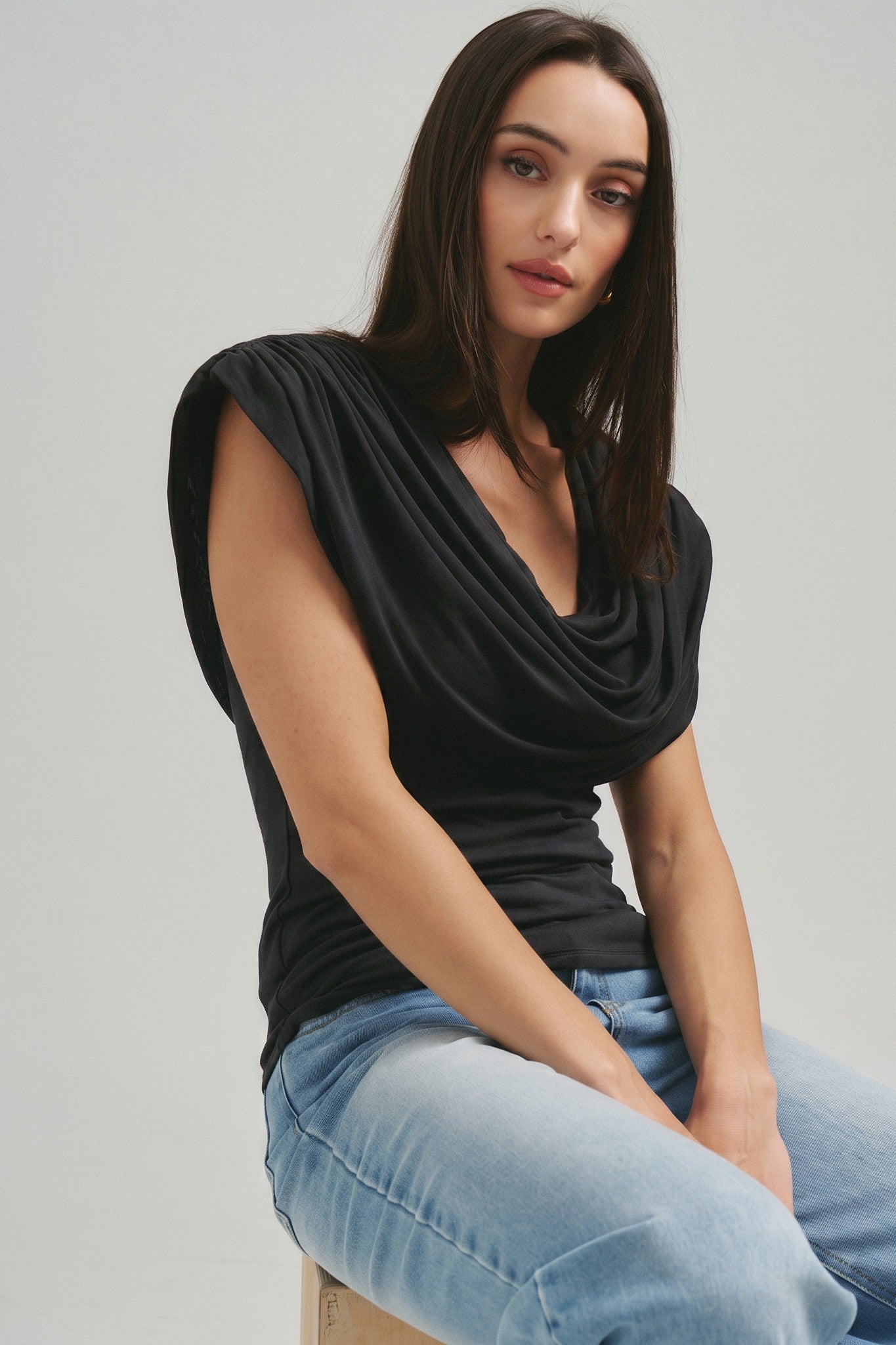 Cowl Cape Top