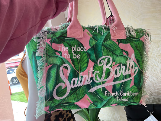 Saint Barth Banana Leaves 21 Bag
