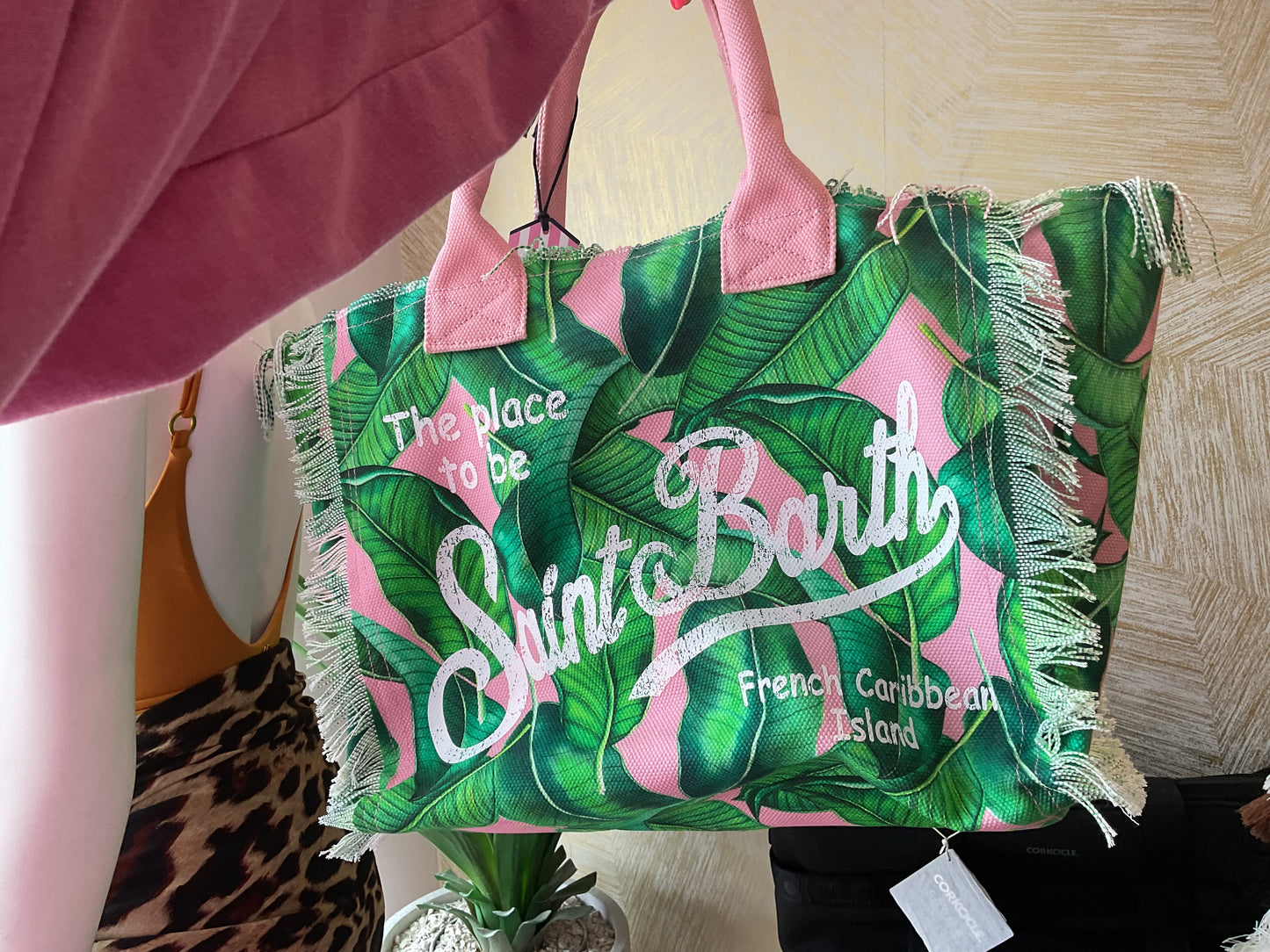 Saint Barth Banana Leaves 21 Bag
