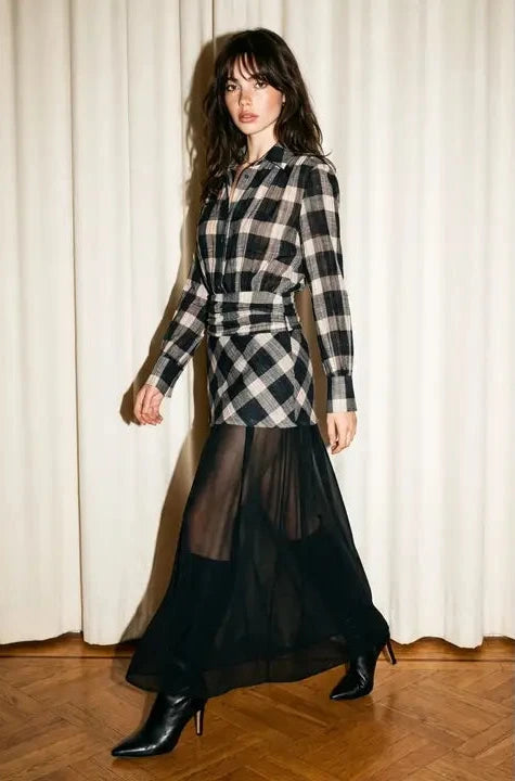 London Plaid Dress